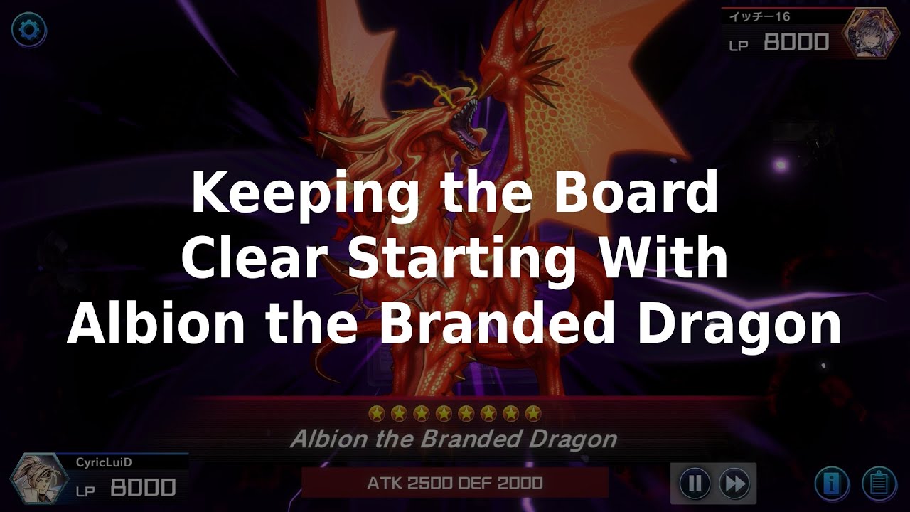 Yu-Gi-Oh! Master Duel | Keeping the Board Clear Starting with Albion the Branded Dragon