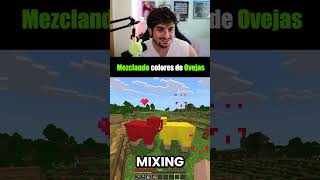 ¿Qué pasa si cruzas una oveja roja y amarilla? 👀#minecraft #shorts