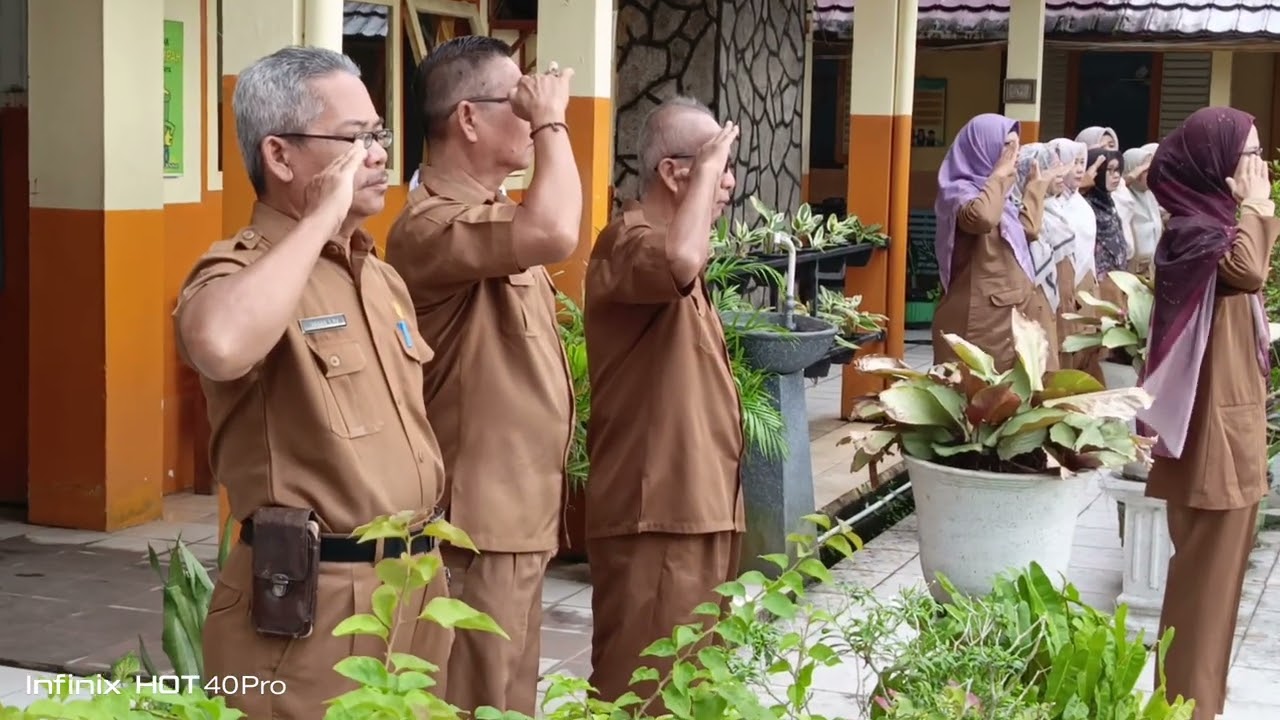 Upacara bendera Senin 12 Januari 2026