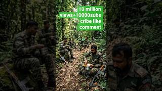 CRPF king in forest #army #foji #crpf #armylover #bsf #indianarmed #shorts