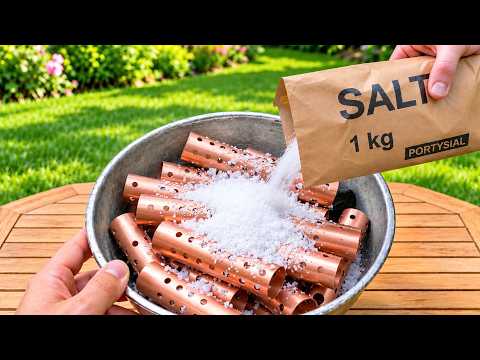 Mix salt with coppe pipe and create free energy! Millions of people don’t know this secret 😱