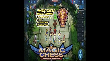 Magic chess combo 6 marksman +6 elf +2 targeman +2 celestial!!! Damage parah!!! Auto mythic!!!