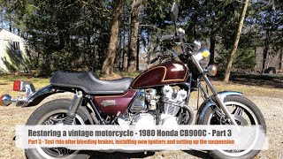 Maître-Cylindre De Frein Arrière Pour Honda CB900C Custom 1980 - Occasion - Sans Garantie
