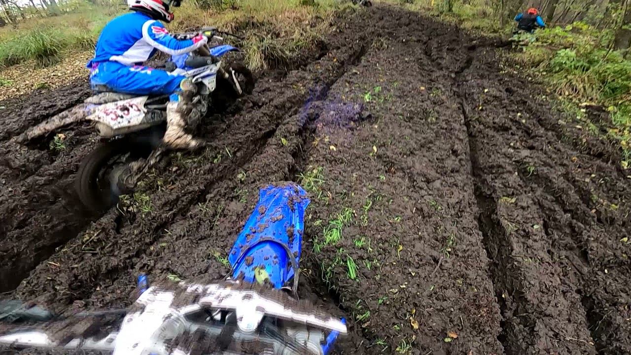 Przed startem YZ zgasła | Wyprzedzałem setą 450-tki na zawodach | Błoto | Enduro Kosianka 17-10-2021