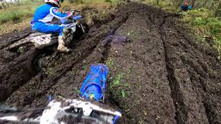 Przed startem YZ zgasła | Wyprzedzałem setą 450-tki na zawodach | Błoto | Enduro Kosianka 17-10-2021