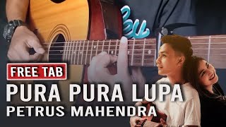 Pura Pura Lupa - Mahen Cover Fingerstyle | TAB Tutorial