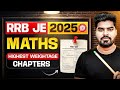 RRB JE 2026 Maths Most Important Topics | High Weightage Questions