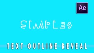 Stroke Text Writing in After Effects - Quick tutorial