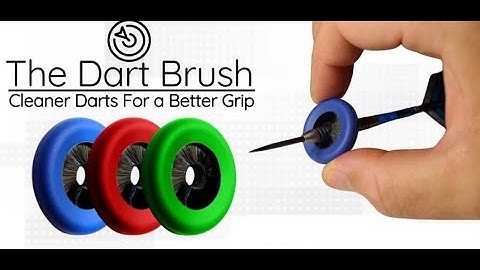 Clean your dirty darts with the new DART BRUSH