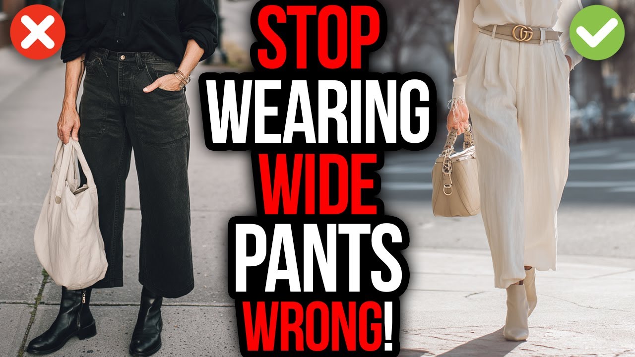 How to Wear WIDE PANTS at 50+ and Still Look ELEGANT!