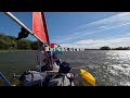 2:2 Canoe Sailing, first time with Solway Dory kit