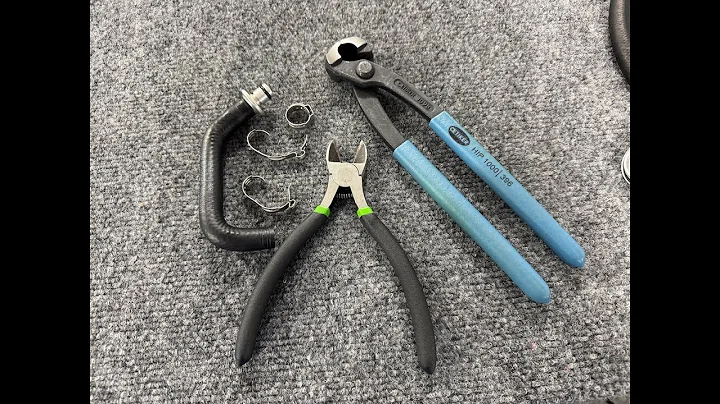 How to remove and install pinch clamps, or oetiker clamps. It's easy