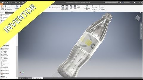 PET - Bottle Part 2 - Inventor 2018 Training - Surfaces