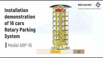 ARP Installation of Rotary Parking System - Most Efficient Parking System - Demo Video