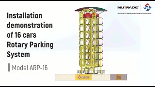 Installation of Rotary Parking System ARP - Most Efficient Parking System - Demo Video