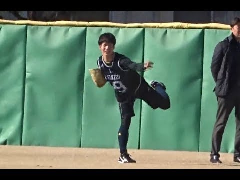 【埼玉西武ドラフト１位】齊藤大将投手 2018新人合同自主トレの様子