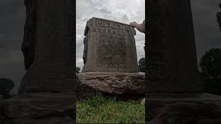Cleaning the gravestone of John H Pickens (1852-1910) and Eliza Pickens (1851-1934) #gravecleaning