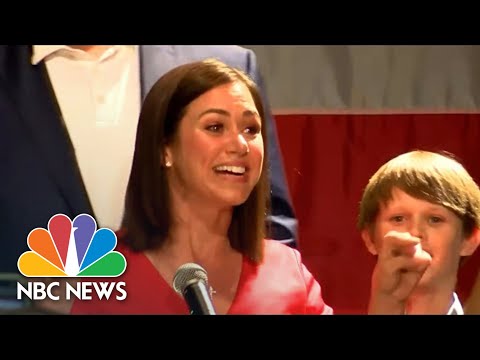 Katie Britt Celebrates After Defeating Brooks In Alabama GOP Senate Primary