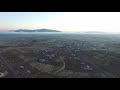 Fernley Nevada Sunrise - drone flight - 400 feet