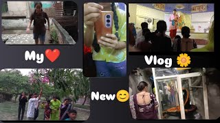 My new vlog 🥰🥰#Sai Mandir#Park Masti#visiting plan#barish (Ole)#meesho new parcel 📦