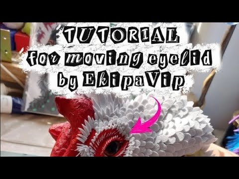 Tutorial for moving eyelid (Kapitan puppet)👁🐓