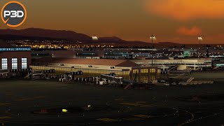 P3Dv5 - PMDG 737 NGXu | Sunset landing   P3D Settings