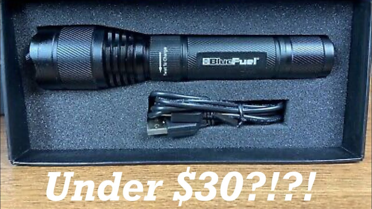 blue recharge flashlight Victoper LED 2 Pack Blue, Bright Tactical Torch High Lumens 5 Modes, Waterproof Zoomable Flash Light for Outdoor, Birthday Gifts for Men, Dorm Room Hiking Camping Essentials Gear for Guys good focusing effect Water Resistance IPX5 Dimensions Luxtreme MZ60 Blueline