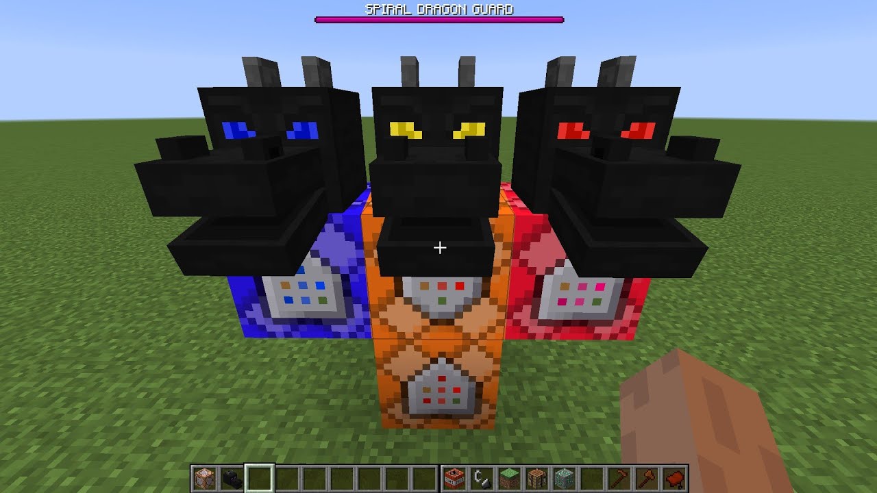 what if you create a SPIRAL DRAGON GUARD in MINECRAFT (part 146) - YouTube
