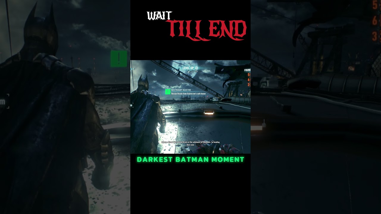 САМЫЙ МРАЧНЫЙ МОМЕНТ В ЖИЗНИ БЭТМЕНА 