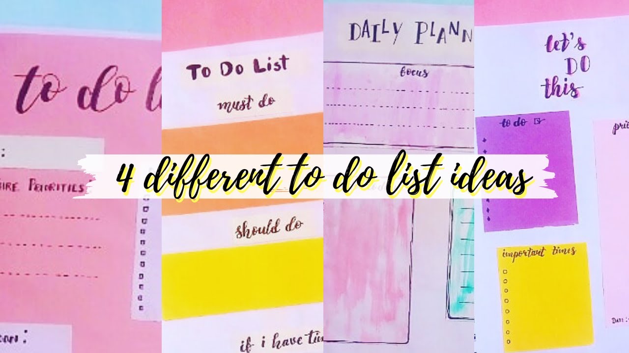 4 *Functional* To Do List Ideas | Effective Daily To Do List | She Creates