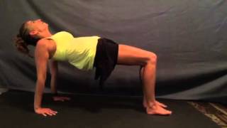 Reverse Table Yoga Pose