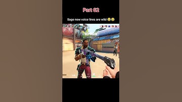 Sage new voice lines are wild 😂😂 #valorant #valorantclips