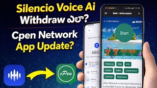 Silencio Voice Ai New Update Cpen Network App Latest Updatessilencio App Withdraw Updatetecexp