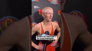 Cole Karlin to the Class B final. Beatrice senior advances to B126 final with a 16-0 tech fall win