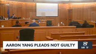 Aaron Yang pleads not guilty
