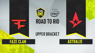 CS:GO - Astralis vs. FaZe Clan [Dust2] Map 1 - ESL One: Road to Rio - Upper Bracket Final - EU