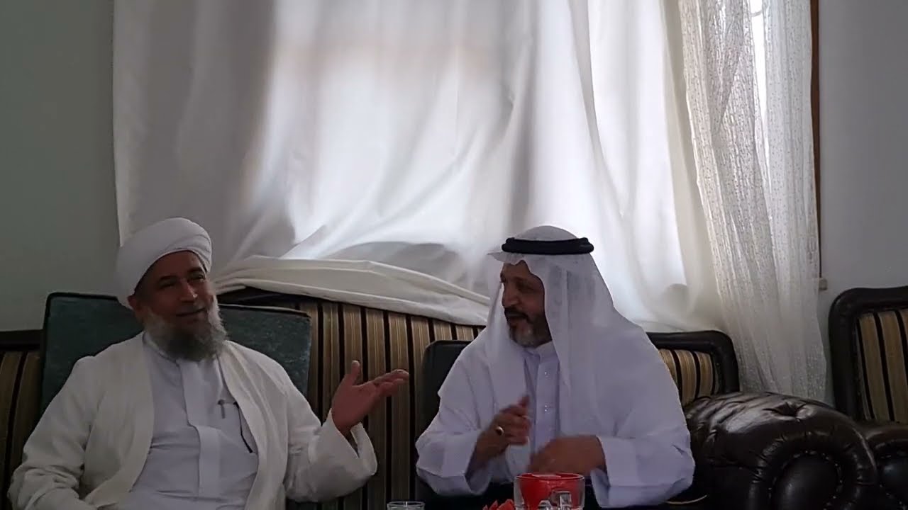 إنشاد من لقاء فضيلة الشيخ محمود الدرة مع فضيلة الشيخ عبد الغفور آل عيسى الصيادي الرفاعي 29/6/2022