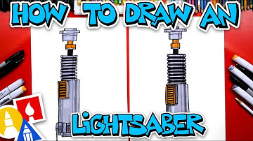 How To Draw A Lightsaber From Star Wars