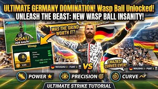 WASP BALL UNLOCKED! 🤯 Germany Domination! Football Strike Game play  screenshot 5