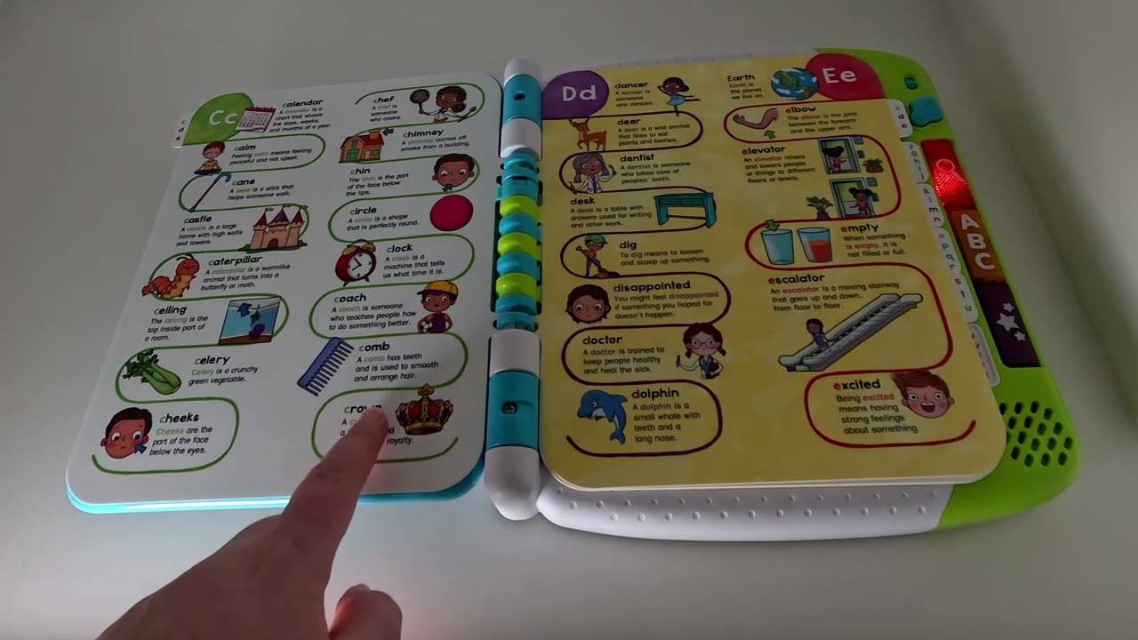 LeapFrog A-Z Learn With Me Dictionary - Letters C, D & E - Sound