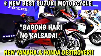 MUKANG TATALUNIN ANG HONDA AT YAMAHA NG TATLONG BAGONG MOTOR NG SUZUKI |  SUZUKI GIXXER 155 SF 2026!