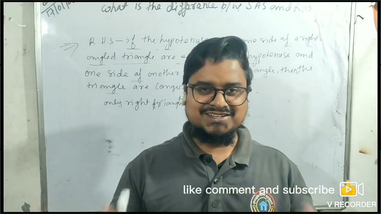 What is difference between S. A. S and R. H. S. Class 7,CBSE pattern