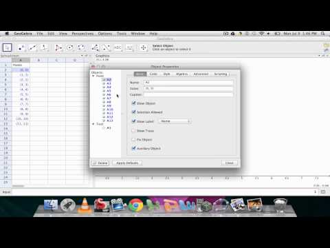 Geogebra - Spreadsheets and Functions