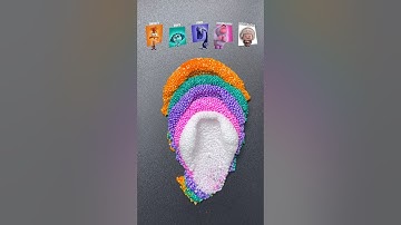 Mixed new emotions, guess the mixed colors #satisfying #colormixing #sharkzhan