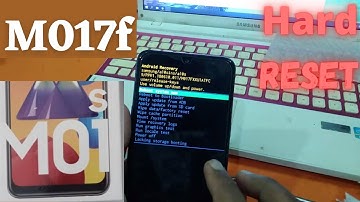 Samsung Galaxy M01s Hard Reset (M017f) On Lock Screen