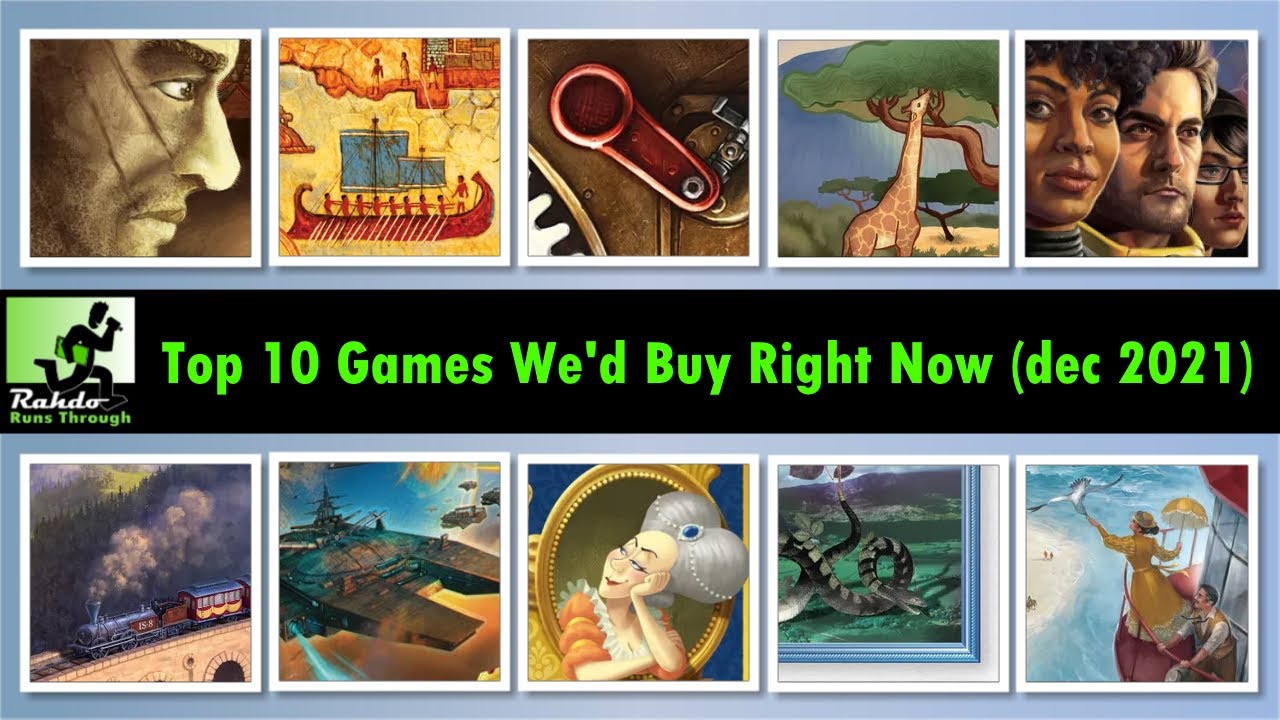 Top 10 Games To Buy Right Now (Dec 2021) | The R&R Show #21 - YouTube