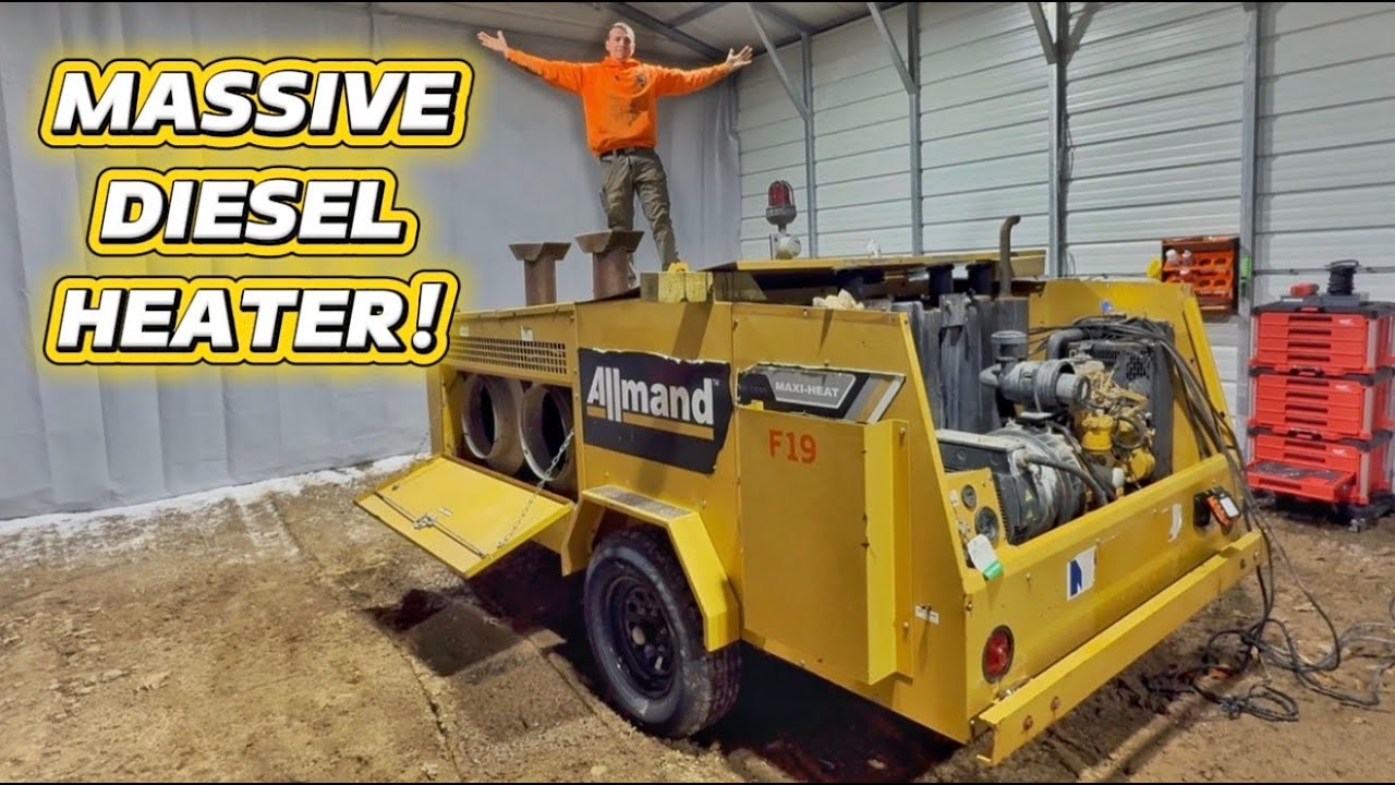 Will It Run Again? Reviving The Biggest Diesel Heater I Could Find!