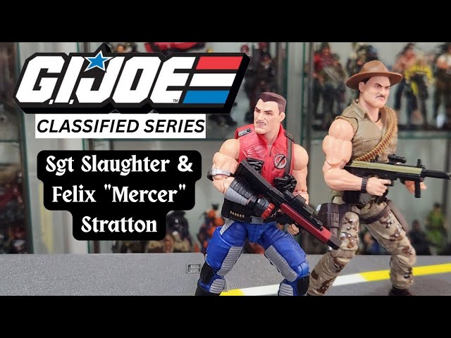 ハズブロ G.I.ジョー スローター＆フェリックス・マーサー・ストラットン Hasbro G.I. Joe Classified Series #173 Sgt. Slaughter & Felix