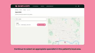 How to refer your patients to a specialist using Scan.com's portal