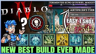 Diablo 4 - New Best TRILLION Damage Necromancer Minion Build - 1 Shot ANY Boss & Easy Pit 100 Guide! screenshot 1